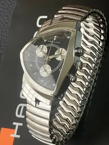 [ 깨끗함 ] 해밀턴 손목시계 벤츄라 크로노 정품 벨트