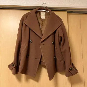 피 코트 울 100% S 사이즈