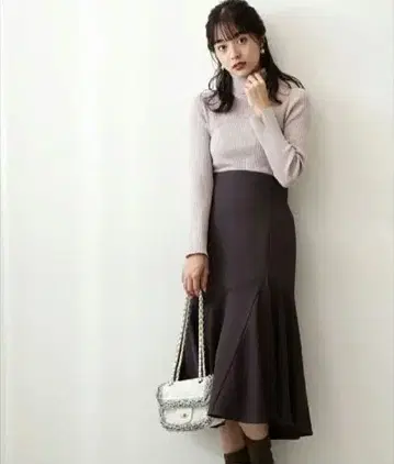 프로포션 바디 드레싱 드레이프 머메이드 스커트