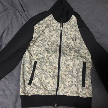 카모 패턴 풀 지퍼 자켓 트랙 자켓