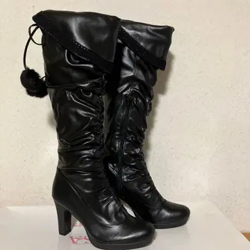 LIZ LISA 블랙 롱 부츠