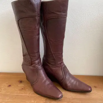 롱 부츠 브라운 배송비 포함/보내는 상자 60 사이즈 예정