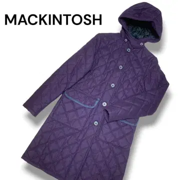 MACKINTOSH Scotland 퀼팅 코트 퍼플 38 M