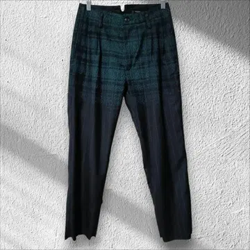 TAAKK  그라데이션 팬츠 슬랙스 니들펀치 그린