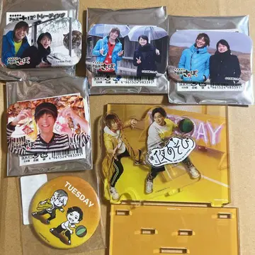 성우와 밤놀이 아크릴 스탠드 캔뱃지 타니야마 키쇼 시모노 히로