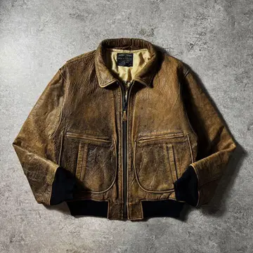 [ 초레어 ] 80s AVIREX 플라이트 가죽 자켓 탑건 A-2