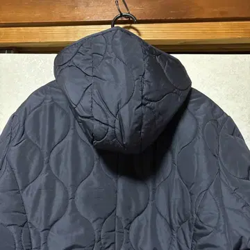 빅 사이즈 탈부착 후드 충전솜 코트 4L