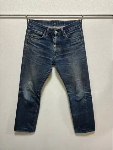 구 DENIME 데님 팬츠 색빠짐 양호 체인 스티치 W33 상당