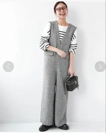 JOURNAL STANDARD relume 트위드 V넥 살로펫