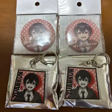 컬러풀 피치 전시회 유안군 캔뱃지 트레이딩 아크릴 키링