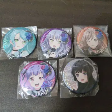 [미사용] 뱅드림 Roselia 캔 배지 5종