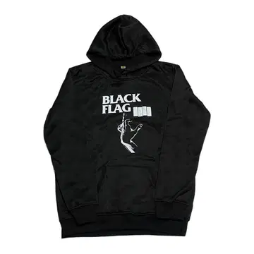 브라 플래그 BLACK FLAG 후드티 락 블랙 XL
