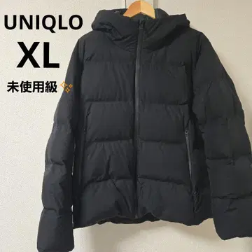 [ 미사용급 ] UNIQLO 심리스 다운 후드티 XL 블랙