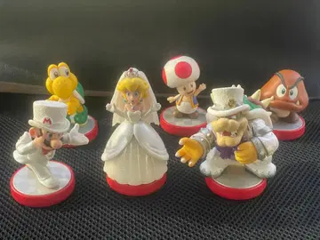 닌텐도 amiibo 마리오, 쿠파, 피치 웨딩 스타일 외 6종 세트