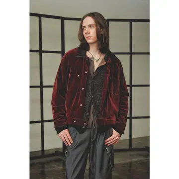 KOOI velveteen minimal jacket