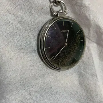 SEIKO 실버 회중시계