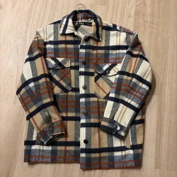 ZARA 체크 무늬 자켓 M 사이즈