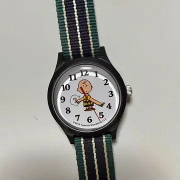 BEAMS 빔즈 스누피 손목시계 찰리 브라운