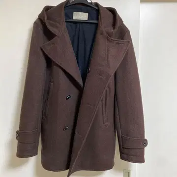 UNITED ARROWS 브라운 더플 코트