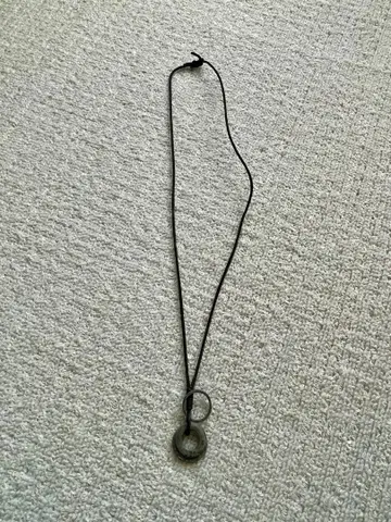 이중 반지 목걸이 남성용 여성용 액세서리 구제 의류