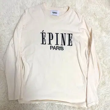 에피누 긴팔 T셔츠 아이보리 epine