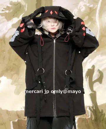 감츄 파푸타 후드티 메이드 인 어비스 파푸타 블랙