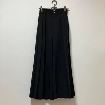 HARE 블랙 가우초 와이드 팬츠 플리츠 어른스러운 가을 겨울 멋짐