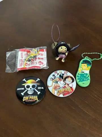 원피스 ONEPIECE 스트랩과 배지 5세트