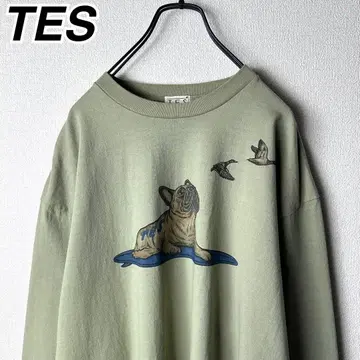 TES 프렌치 불독 티셔츠 롱T 개 엔드리스 써머 테스