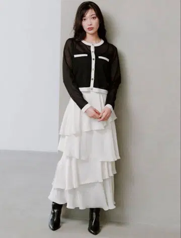 [ 기간 한정 ] SNIDEL 스나이델 새틴 내로우 캉캉 스커트