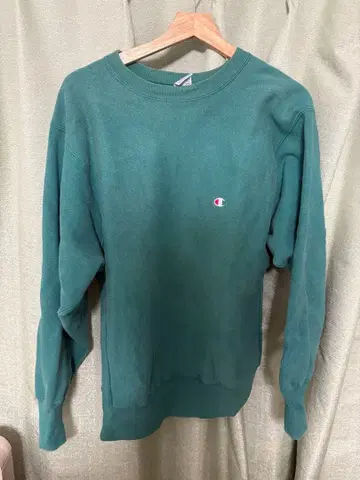 Champion Reverse Weave 트레이닝복 L 그린