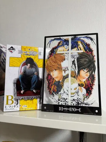 DEATH NOTE 제일복권 L 피규어 B상 아크릴 보드