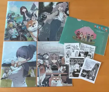 유루캠 클리어 파일 엽서 페이퍼 단행본 특전 선행 상영회