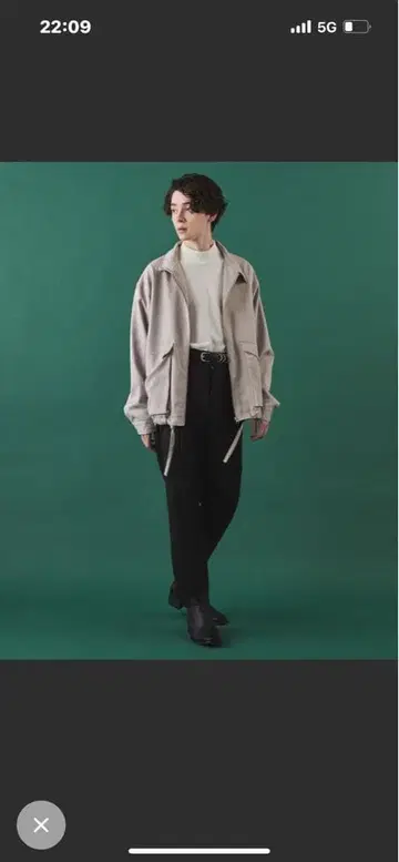 LUCY 라이트 그레이 자켓 L 사이즈