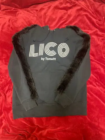 LICO by Tome2H 퍼 후드티 (블랙)