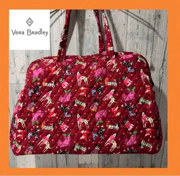 [새상품] Vera Bradley 보스턴 백 강아지 패턴 빨간색
