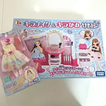 리카짱 살롱 세트 & 새상품 드레스 세트 포함