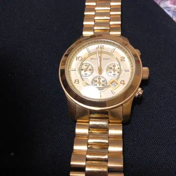 MICHAEL KORS 골드 크로노그래프 손목시계