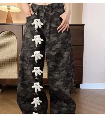 손 지갑 체인 opium y2k 그런지