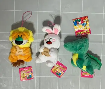 [ 미사용 새상품 ] 타베코 동물 마스코트 봉제 인형 3종