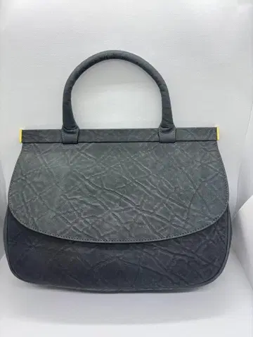 다크 그레이 플랩식 블랙 포멀 백