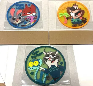 주토피아2 클리어 러버 코스터 3종 세트