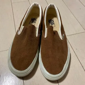 VANS 브라운 스웨이드 슬립온 80s~
