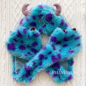 디즈니 몬스터 주식회사 샐리 팬캡 머플러 모자