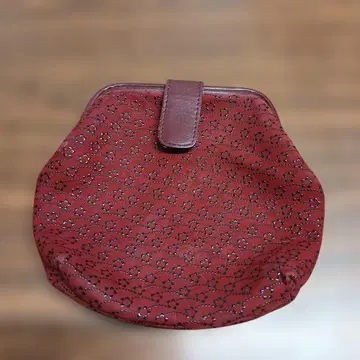 빨간색 패턴 코인 케이스 인덴