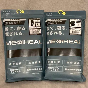 워크맨 MEDIHEAL 메디힐 상하의 세트 남성용 L 사이즈 블랙