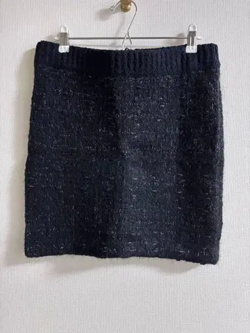 AP STUDIO 니트 스커트 블랙