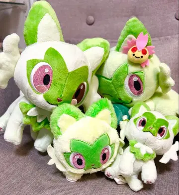 포켓몬 센터 냐오하 봉제 인형 세트