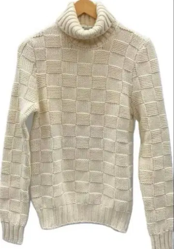 Gran Sasso 아이보리 터틀넥 니트 46 사이즈