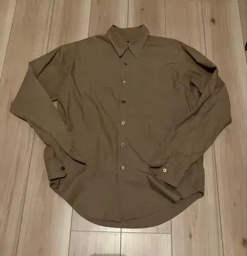 BEAMS M 사이즈 긴팔 셔츠 100% 코튼